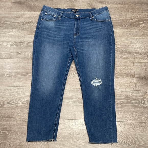 J. Crew Mercantile Skinny Jeans Raw Hem Style D401813 Size 35 - Picture 7 of 15